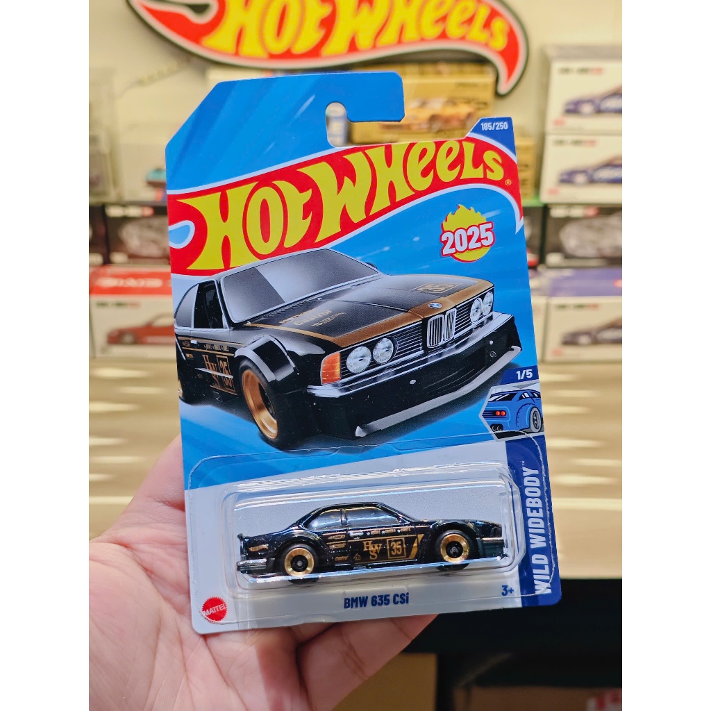 Hot Wheels รถโมเดล BMW 635 CSi (สีดํา)