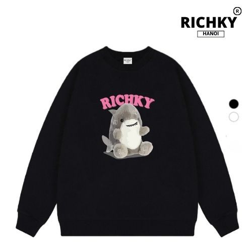 Richky Hanoi Premium Baby Shark เสื้อสเวตเตอร์สีชมพู