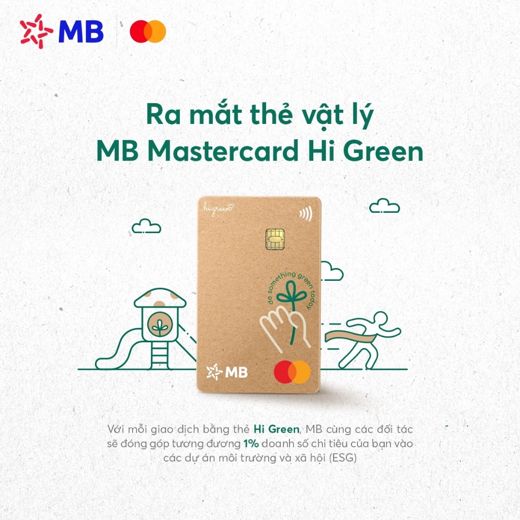 MBBank Hi Mastercard Green - Green Living Collection