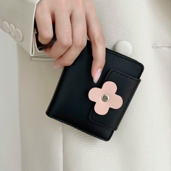 Square Shop mini wallet ️ Baby Flower