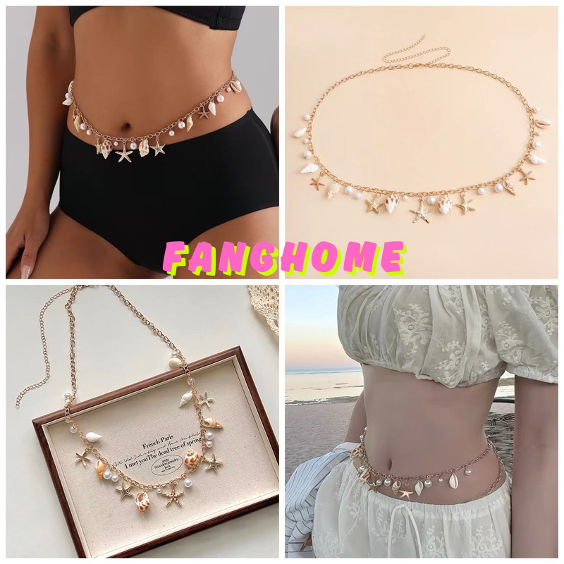 WAIST BRACELET - SEA STAR SEA Snail WAIST BRACELET TRENDY SUMMER TRAVEL ACCESSORIES