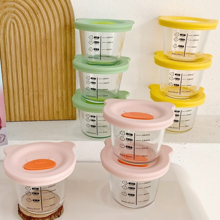 MUMBEBE BABY FOOD SCRIPTED GLASS JAR