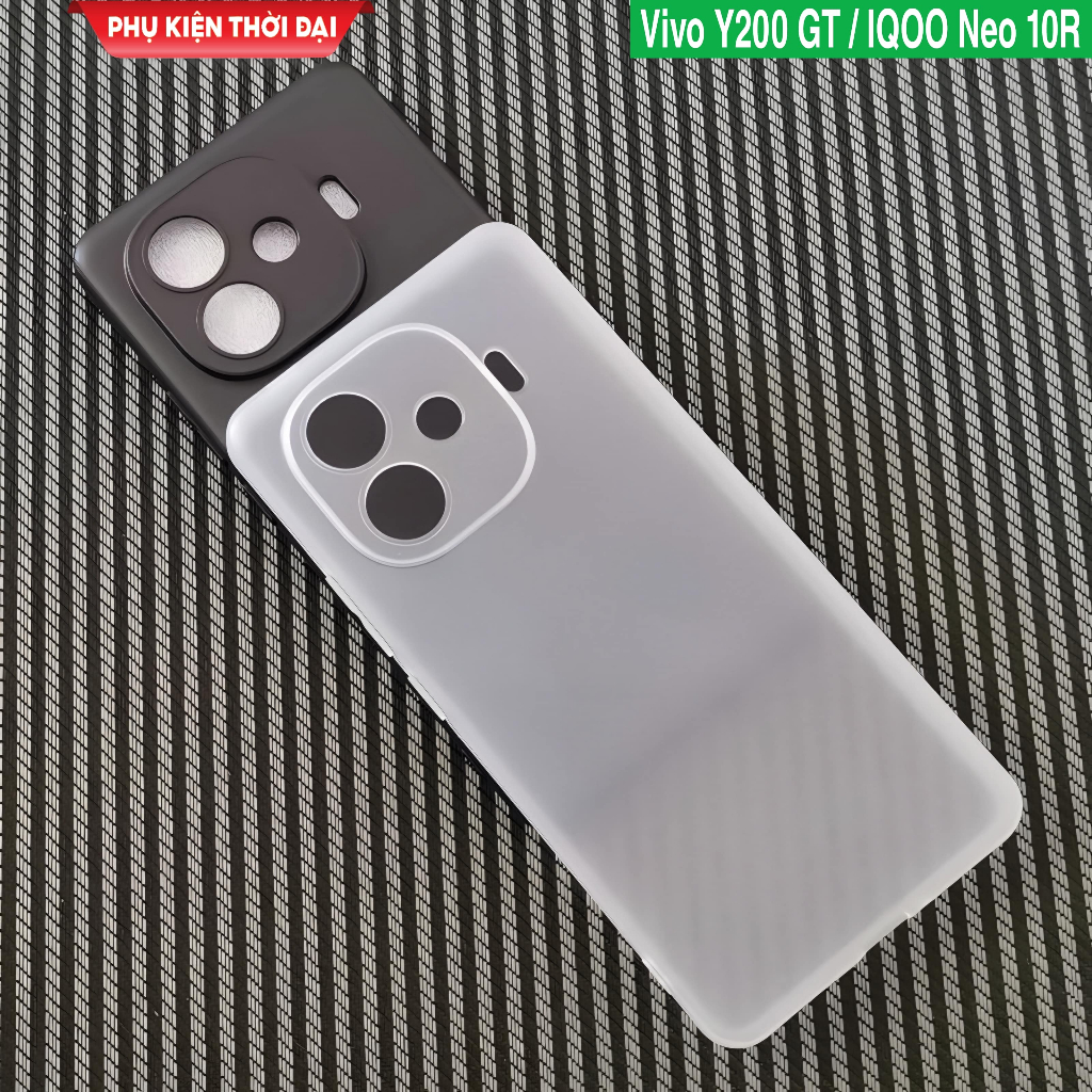 IQOO Neo 10R / Vivo Y200 GT เคสสียืดหยุ่นบางเฉียบกอดโทรศัพท์และกันกระแทก