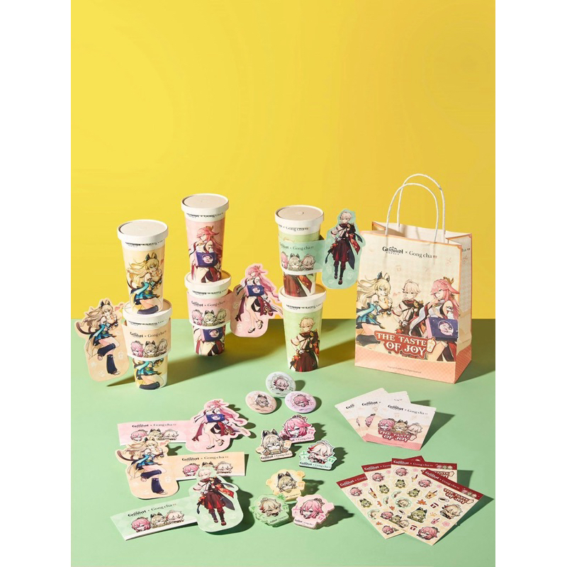 ชุดของขวัญ Gongcha x Genshin Impact Limited Edition