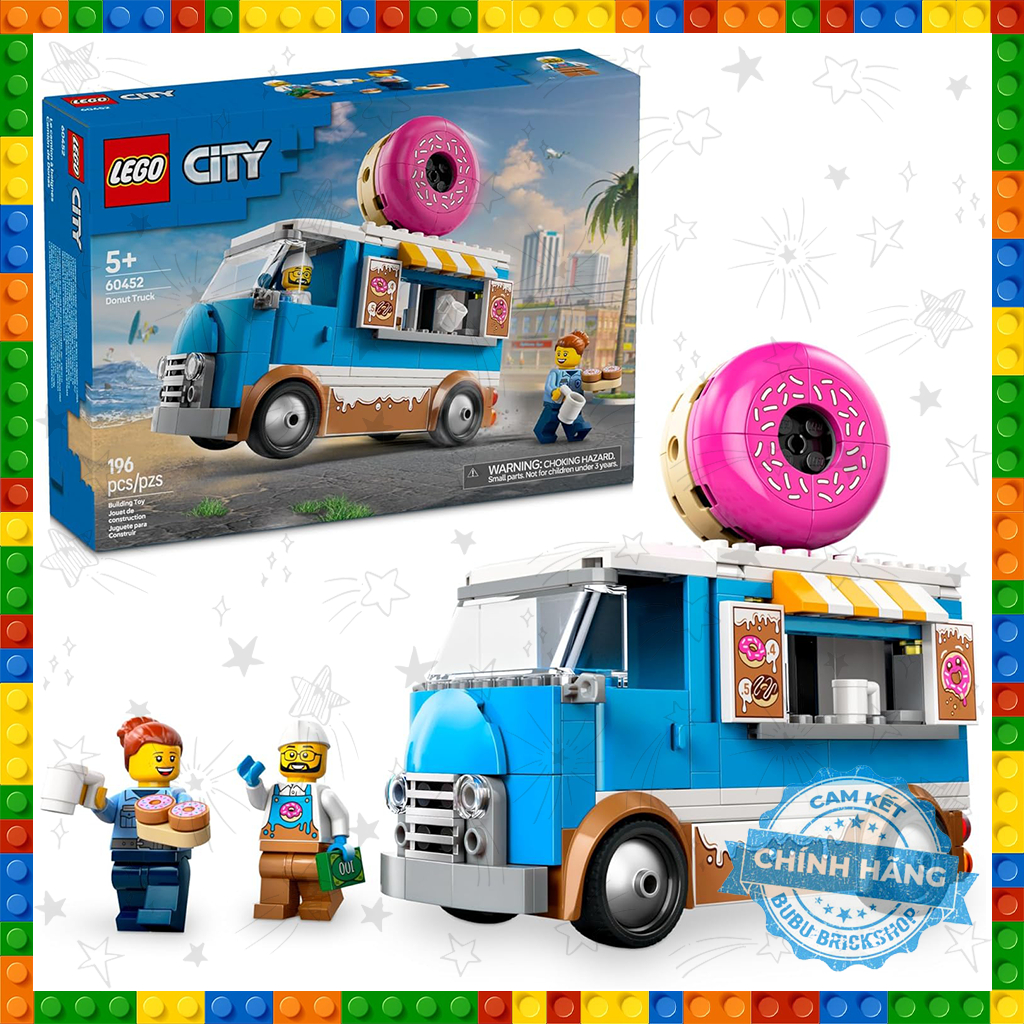 Lego City 60452 - รถบรรทุกโดนัท - Lego Donut Truck