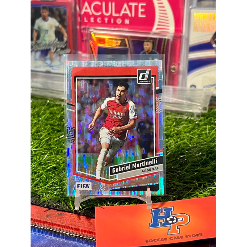 Gabriel Martinelli Silver Panini Donruss 2023/24 การ์ดฟุตบอล