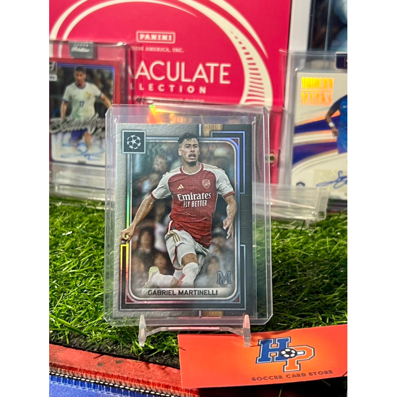 Gabriel Martinelli Topps Museum UCL 2023/24 การ์ดฟุตบอล