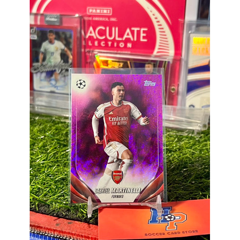 Gabriel Martinelli Pink Topps UCC 2023/24 การ์ดฟุตบอล