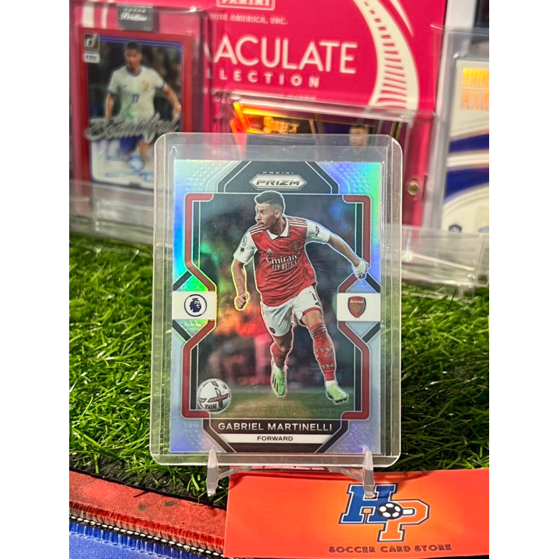 Gabriel Martinelli Silver Panini Prizm 2022/23 การ์ดฟุตบอล