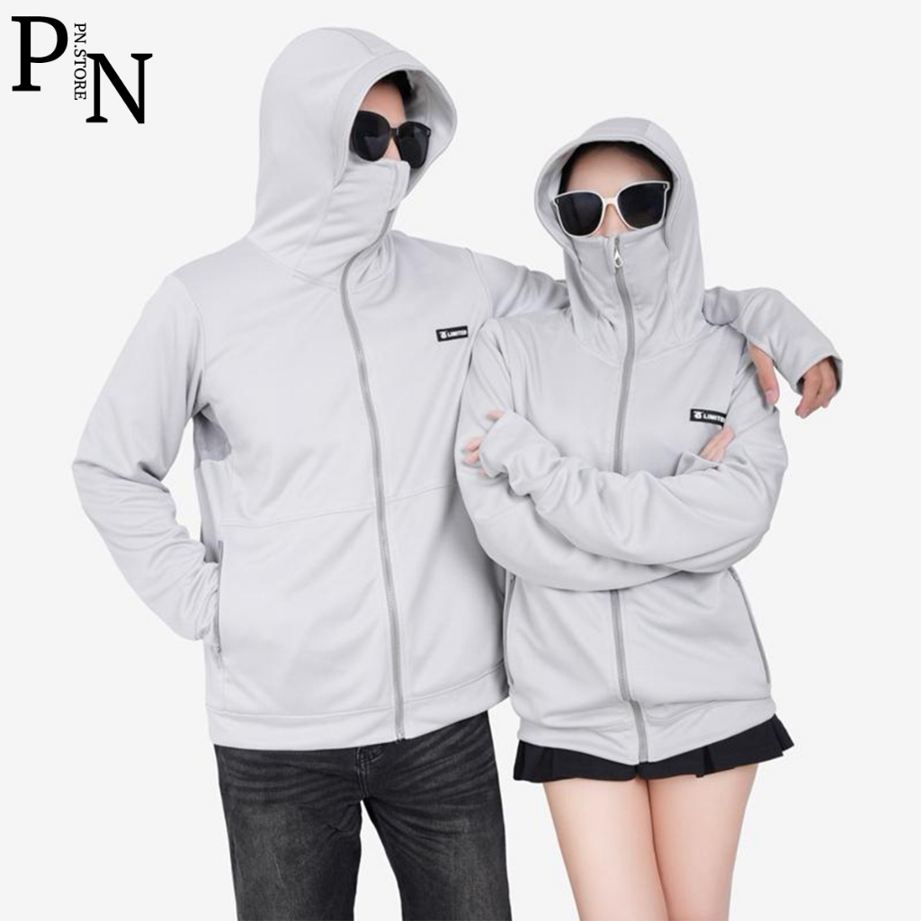 PN STORE เสื้อกันแดดระบายอากาศใต้วงแขน 2 ชั้นทําจากผ้ายืดหยุ่นเย็นคุณภาพสูง ACN3