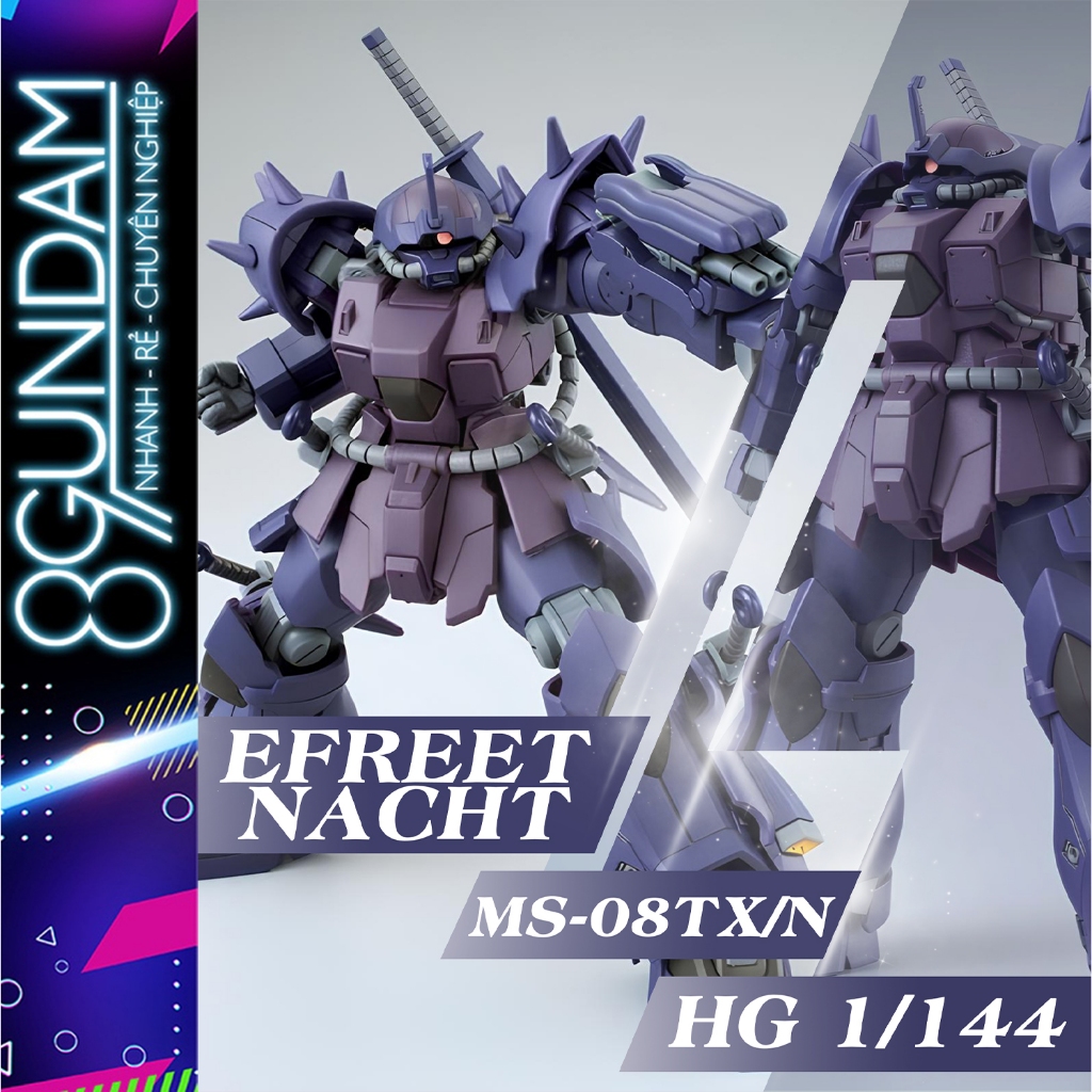 HG Efreet Nacht Fighter Assembly Model