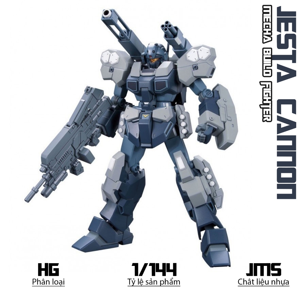 โมเดล HG Jesta Cannon, ชุดสูทมือถือ 1/144, ของเล่นประกอบพลาสติก