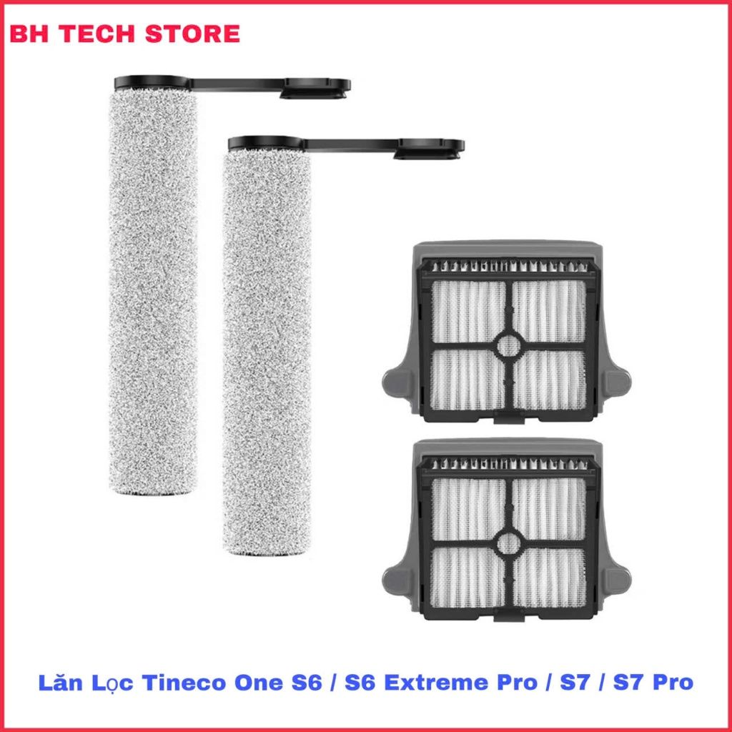 Tineco One S6 / S6 Pro / S7 / S7 Pro ชุดอุปกรณ์เสริมลูกกลิ้งกรอง .( ใช้สําหรับเครื่องจักรในประเทศ)