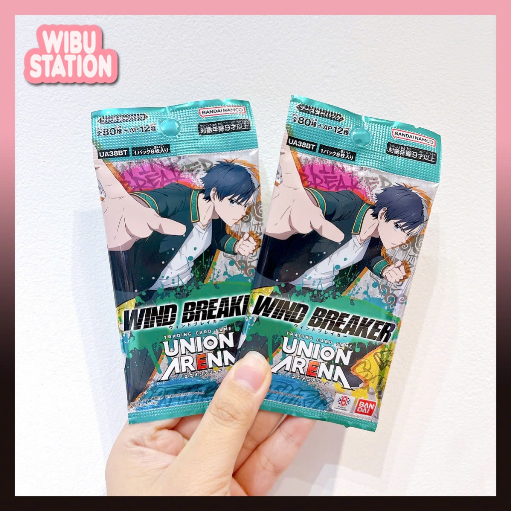 [WibuStation] Booster Pack การ์ด Dignity ของ BANDAI UNION ARENA Wind Breaker