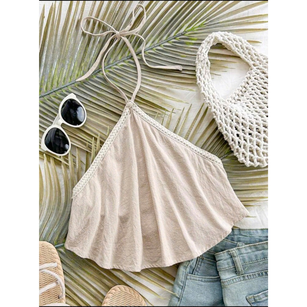 (AVAILABLE XS, S, M - SHOULD BUY 1 SIZE BACK COMPARED TO NORMAL WEAR - SHEIN) JENPY TOP - Y2K บุคลิก