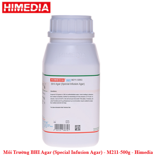 BHI Agar Microbial Environment (Special Infusion Agar) M211 รุ่น: M211-500g ยี่ห้อ: Himedia ใหม่ 100