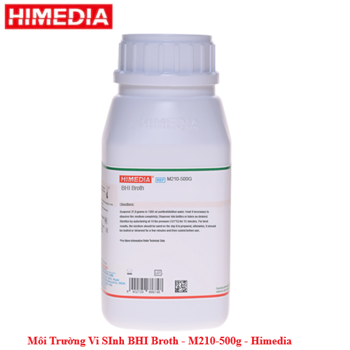 BHI Broth M210 Microbial Environment รุ่น M210-500g ยี่ห้อ : Himedia ใหม่ 100%
