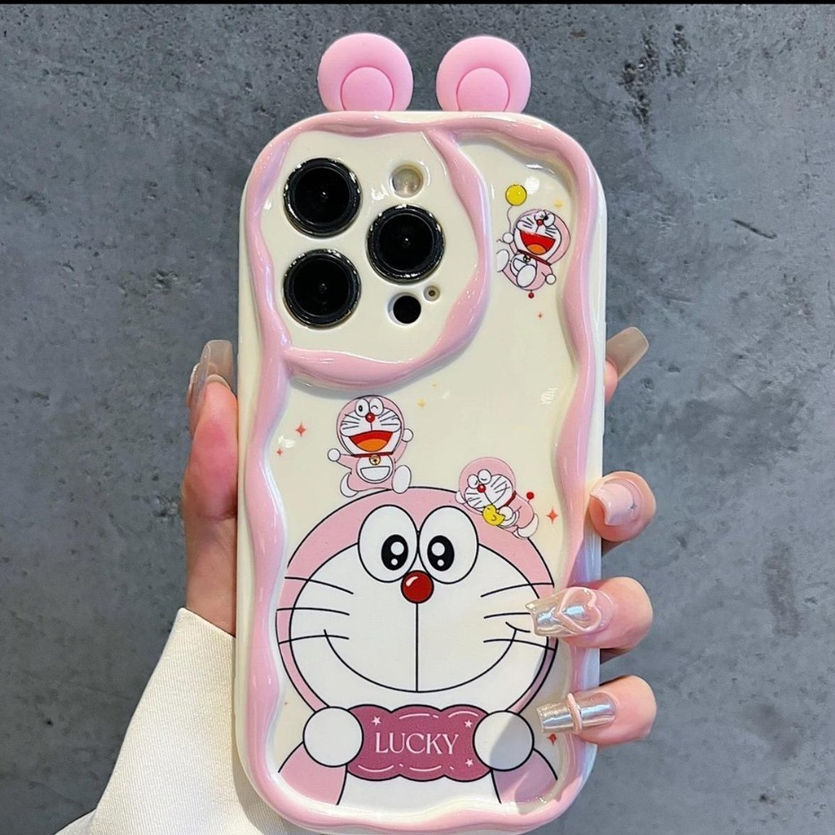 ซื้อ 1 แถม 1 เคส Samsung Xiaomi Wave Edge Pink Mon Shape ที่รองรับพร้อมหู S96