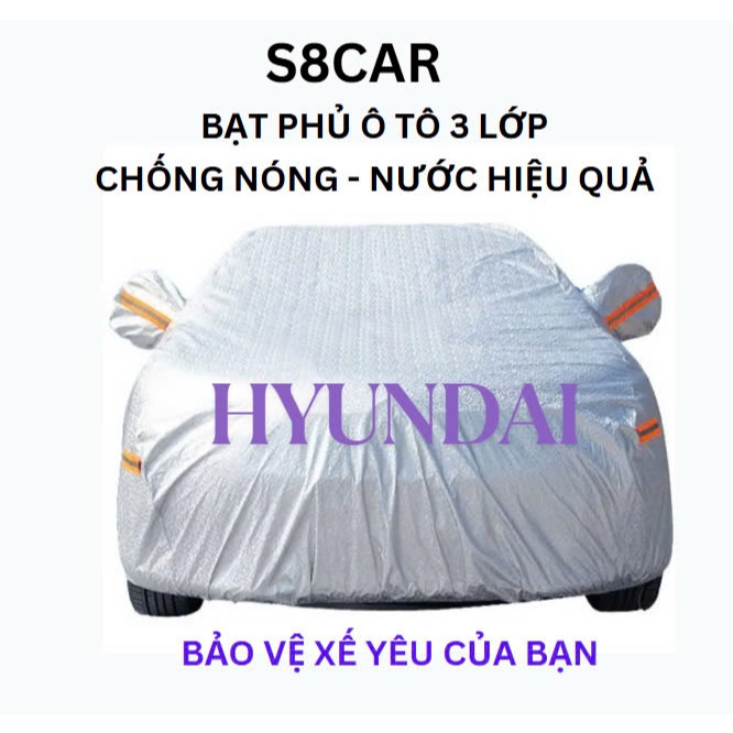 ผ้าคลุมรถสําหรับ Hyundai I10, I20, I30, Accent, Santafe, Tucson, Kona, Getz, Avante, Elantra, Sonata