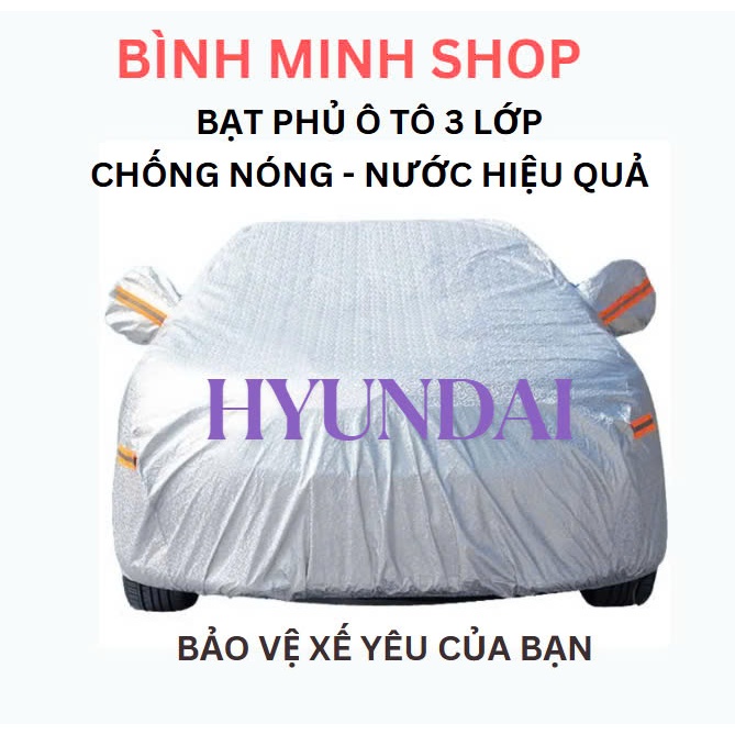 ผ้าคลุมรถสําหรับ Hyundai I10, I20, I30, Accent, Santafe, Tucson, Kona, Getz, Avante, Elantra, Sonata