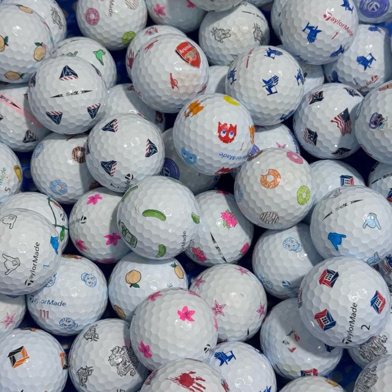 (10ลูก) ลูกกอล์ฟ Taylormade Tp5 Pix มีรอยเล็กน้อย ลูกกอล์ฟเพชร Taylormade