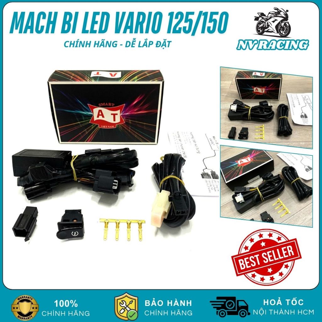 ผ่านวงจรสําหรับไฟ LED Bi-Led CX80, S500 Pro, S600 Pro.. สําหรับ Vario 125/150 ความเร็วผ่านกระพริบแบบ