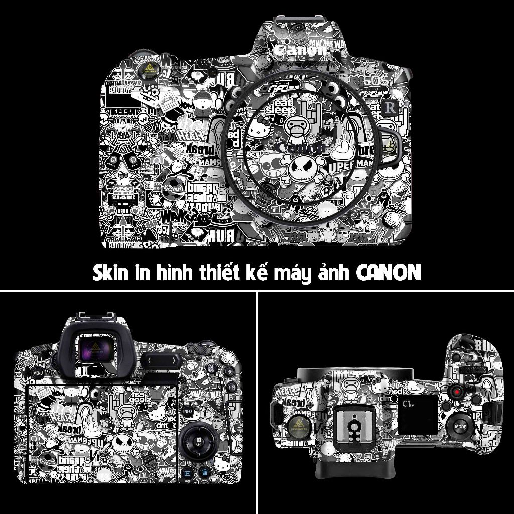 Canon Body Skin สติ๊กเกอร์ M5,M10,M50,R,RP,R3,R4,R5,R6II,R7,R8,5D2,5D3,D650D5D,D5D,D,D5D,D,D,D5D5D5D