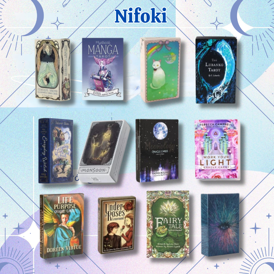 TAROT GOOD PRICE, Ethereal, Manga, Fairy, Moonology, Rebea, Everyday, Dreaming cat ขนาดปกติ - Nifoki
