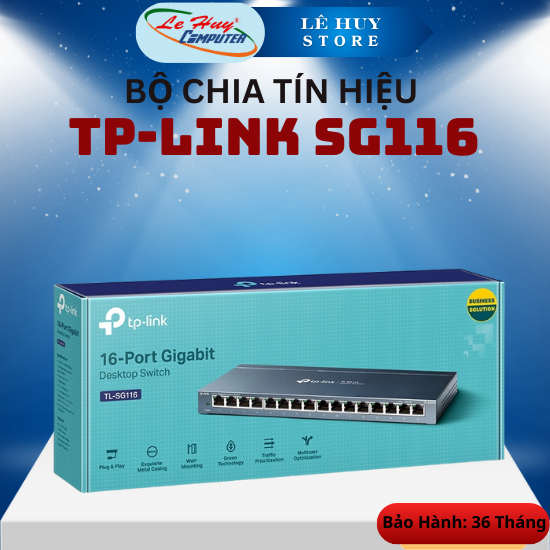 TP-Link TL-SG105/ TP-Link TL-SG116 Signal Splitter - สินค้าของแท้