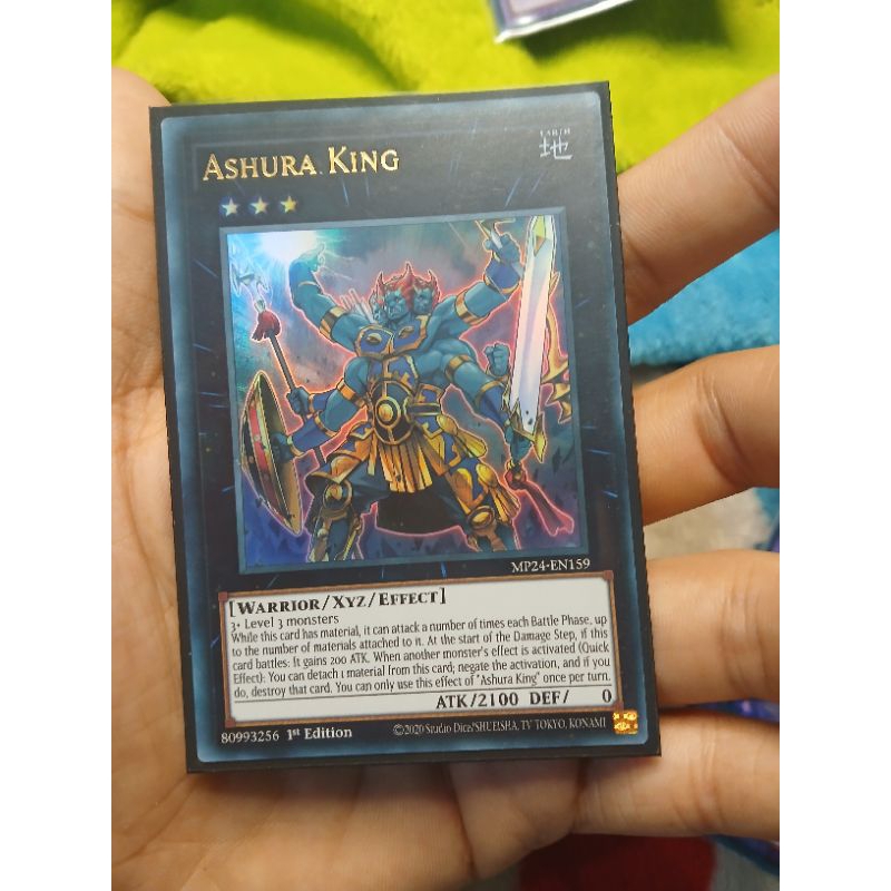 [Yugioh Bien Hoa Store] 1 การ์ด Ashura King - MP24-EN159 - Ultra Rare 1st Edition