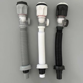 Xi phông thoát nước chậu rửa mặt đa năng, thoát nước được 2 kiểu ngang và dọc, phần thoát nước ngăn mùi có thể tháo rời
