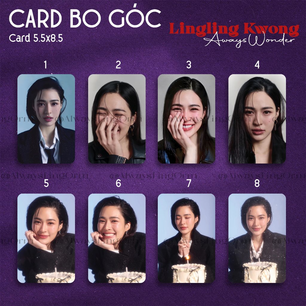 [การ์ด PVC CORNERED] LinglingKwong - Always Wonder - การ์ดพลาสติกเคลือบหนาพิเศษ