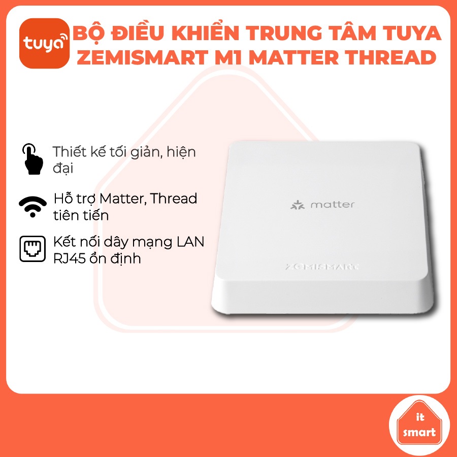 Tuya Zemismart M1 zigbee ตัวควบคุมส่วนกลาง รองรับ Matter และ Thread
