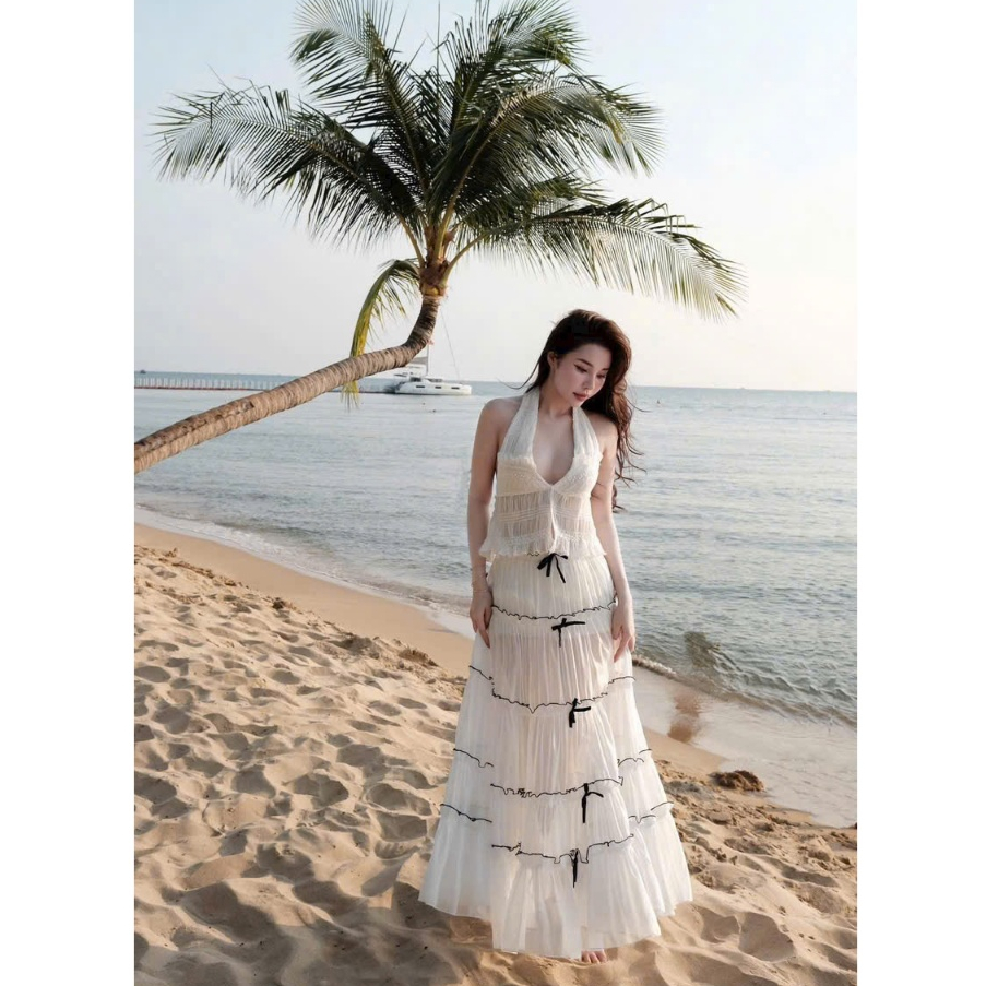 BikiniStoreVn: MB9 Beach Dress Fashion Set - ชุดไปทะเล 2 ชิ้น - ชุดแฟชั่น 3 ชิ้น สวยๆราคาถูก
