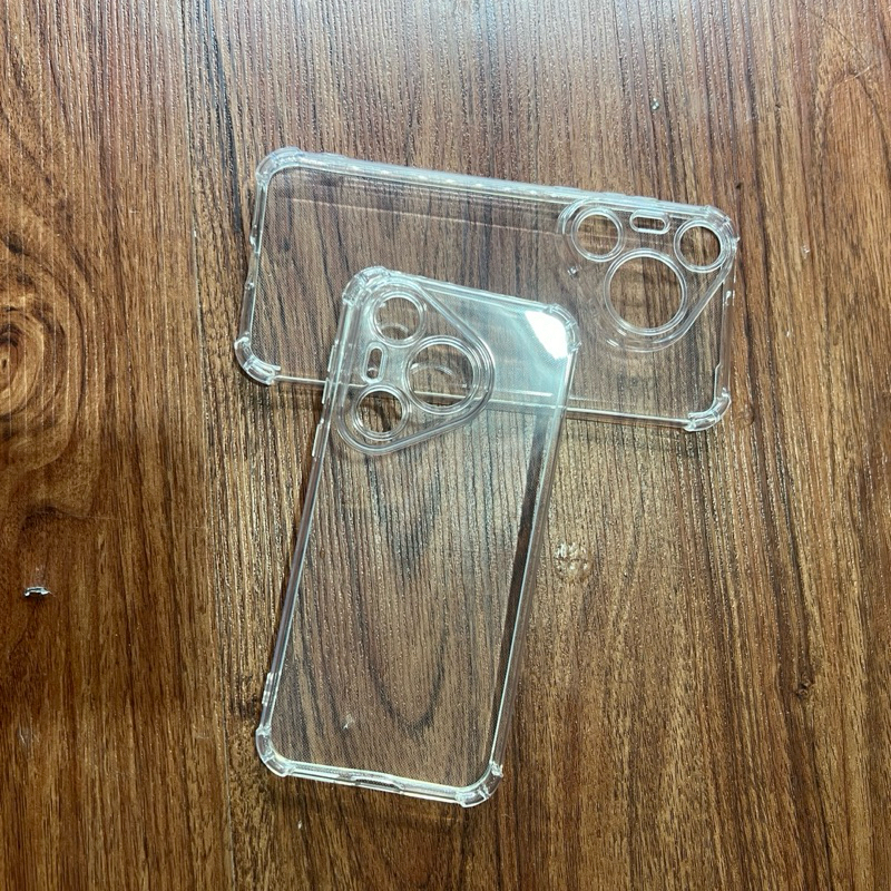 เคสซิลิโคนแบบยืดหยุ่นสําหรับ Huawei P70/ P70 Pro/ P70 Pro+ กันกระแทกแบบใสและ 4 มุม
