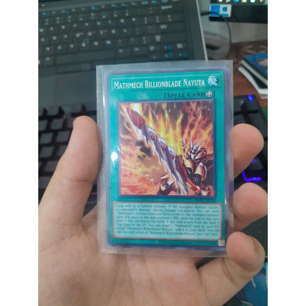 [ 202500515 ] การ์ด Yugioh Mathmech Billionblade Nayuta ALIN-AE118