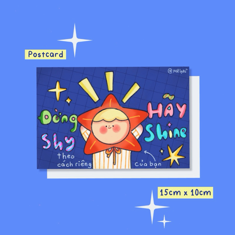 DOLT BE SHED SHINE - โปสการ์ด - 15x10ซม. - แถมซอง