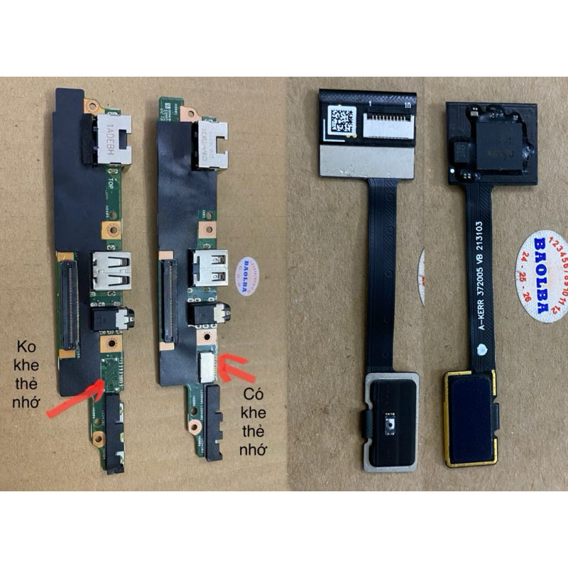 ส่วนประกอบ Asus B1400 B1400CEPE B1400CEAE B1400CEPEY B1500 B1500EAEY B1500CBA - บอร์ดเสียง - พอร์ต U