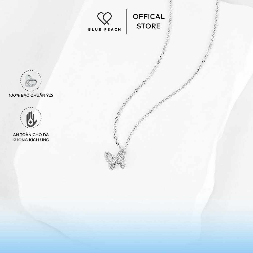 สร้อยคอเงิน 925 Blue Peach DC Butterfly V6 VN DC999