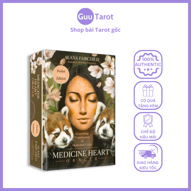 Medicine Heart Oracle Deck – Pocket Panda Edition (Guu Tarot Shop)