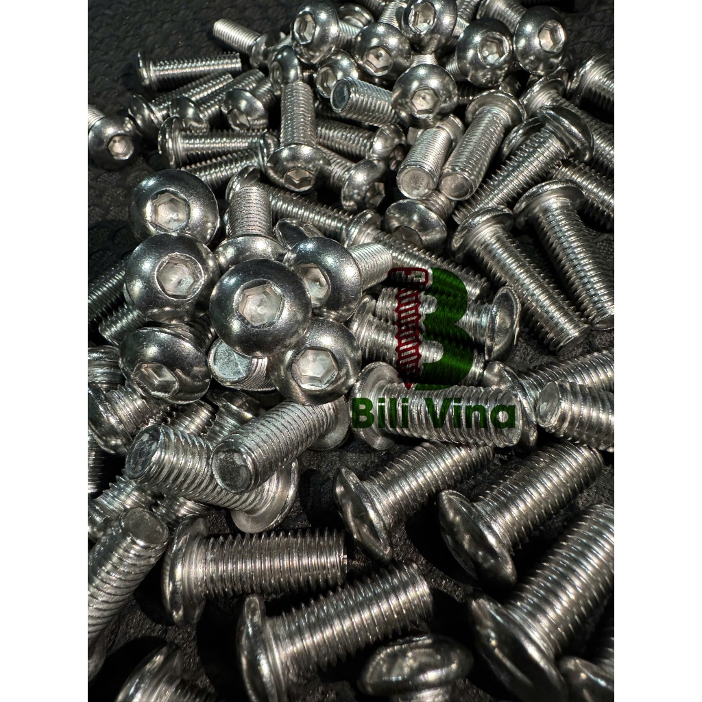 (Combo of 10) HEXAGONAL BOLTS M8, M10 (ขนาดทั้งหมด)