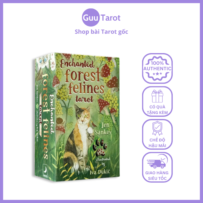 Enchanted Forest Felines Tarot Deck (Guu Tarot Shop)