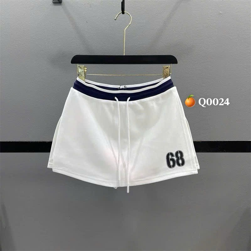 SPORTS A-LINE SKIRT พิมพ์ลายหมายเลข 68 (รวมภาพจริง)