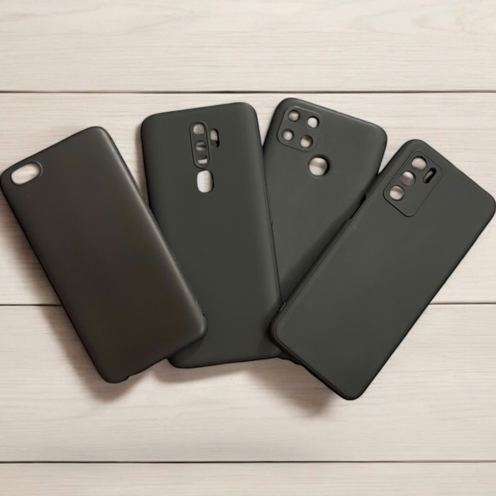_เคสแบบยืดหยุ่นสีดําเข้ากันได้กับ Oppo F3, A9 2020, A16 ,A71,C21Y/C25Y