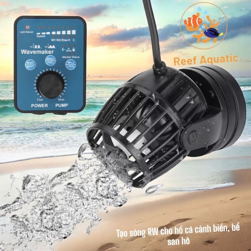 สร้างคลื่น SW2, SW4, SW8, SW15 Jebao, สร้างคลื่นสําหรับตู้ปลาทะเล