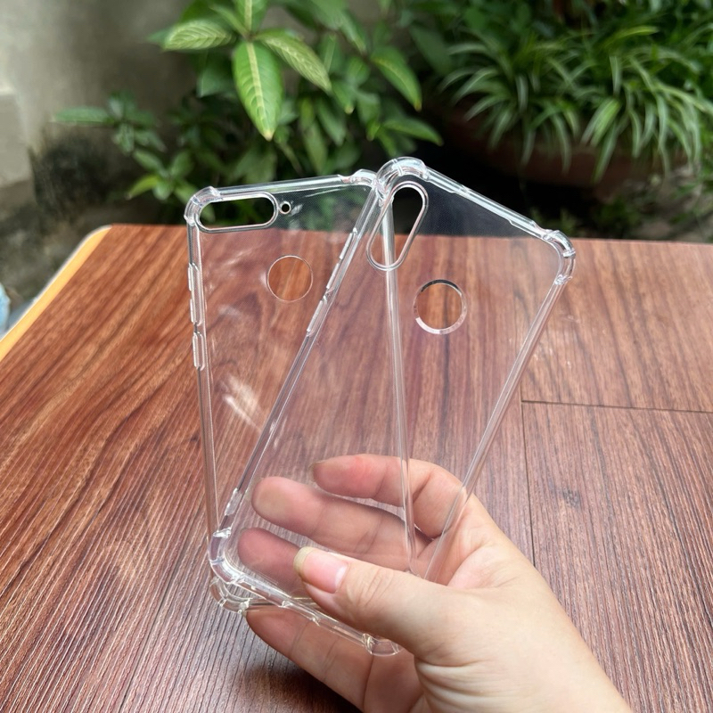 เคสซิลิโคนแบบยืดหยุ่นสําหรับ Huawei Y6 2018/ Y6 Prime 2018/ Y6 2019/ Y6S/ Y6 Prime 2019 โปร่งใสและกั