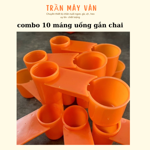 คอมโบรางดื่มอัตโนมัติ5รางพร้อมที่ยึดจุกสําหรับนกและสัตว์ปีกรางดื่มแบบขวดสะดวก