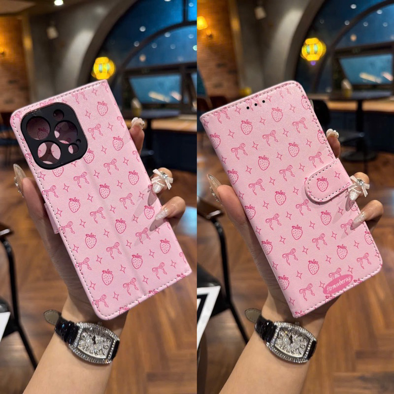 ซองหนังน่ารักสําหรับผู้หญิงสําหรับ IPHONE 7plus, Xsm,11promax 12promax 13promax 14promax 15promax 16