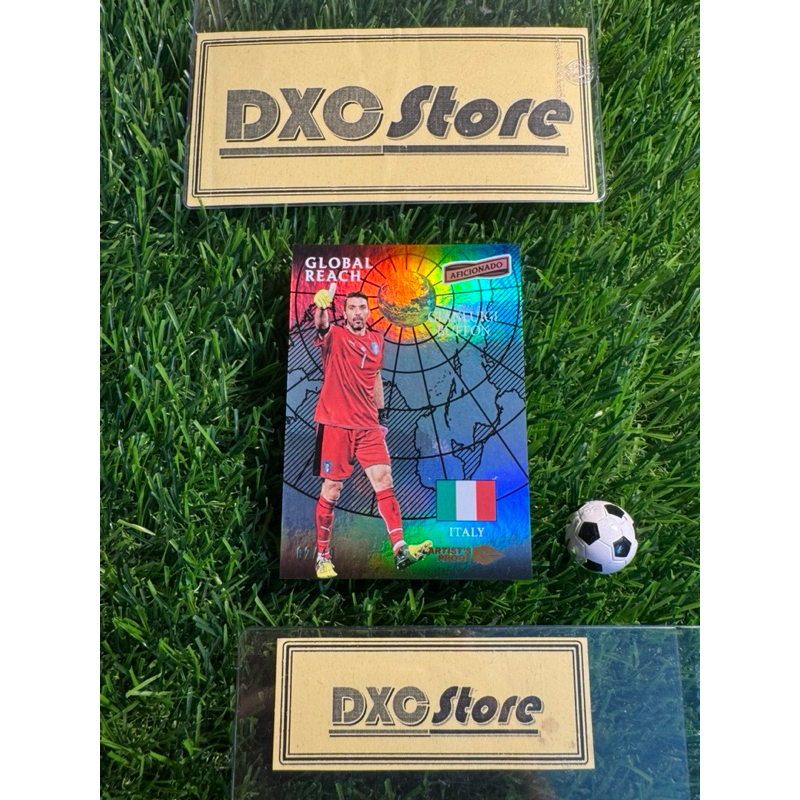 [ ของแท้ ] - หมายเลข 02/49 - GLOBAL REACH - PANINI AFICIONADO SOCCER - GIANLUIGI BUFFON (ITALIA)