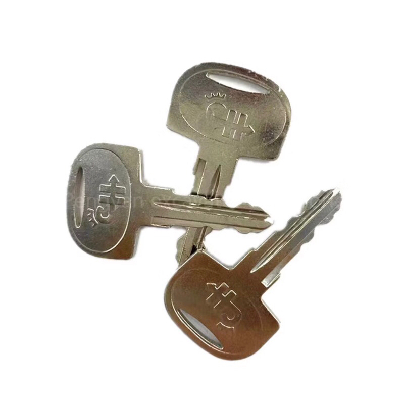 Sany SY16 26 35 50U 55 XCMG XE15 กุญแจรถขุดเปล่า พลาสติกคุณภาพสูง ใบกุญแจทองเหลือง